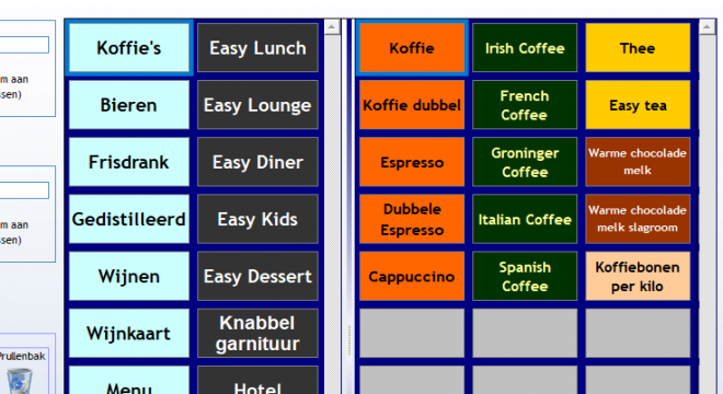 Menu- en artikelbeheer